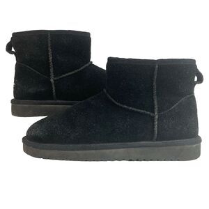 Koolaburra by UGG Koola Mini II - Women's Sz 7 - Black Suede Boots - 1114851